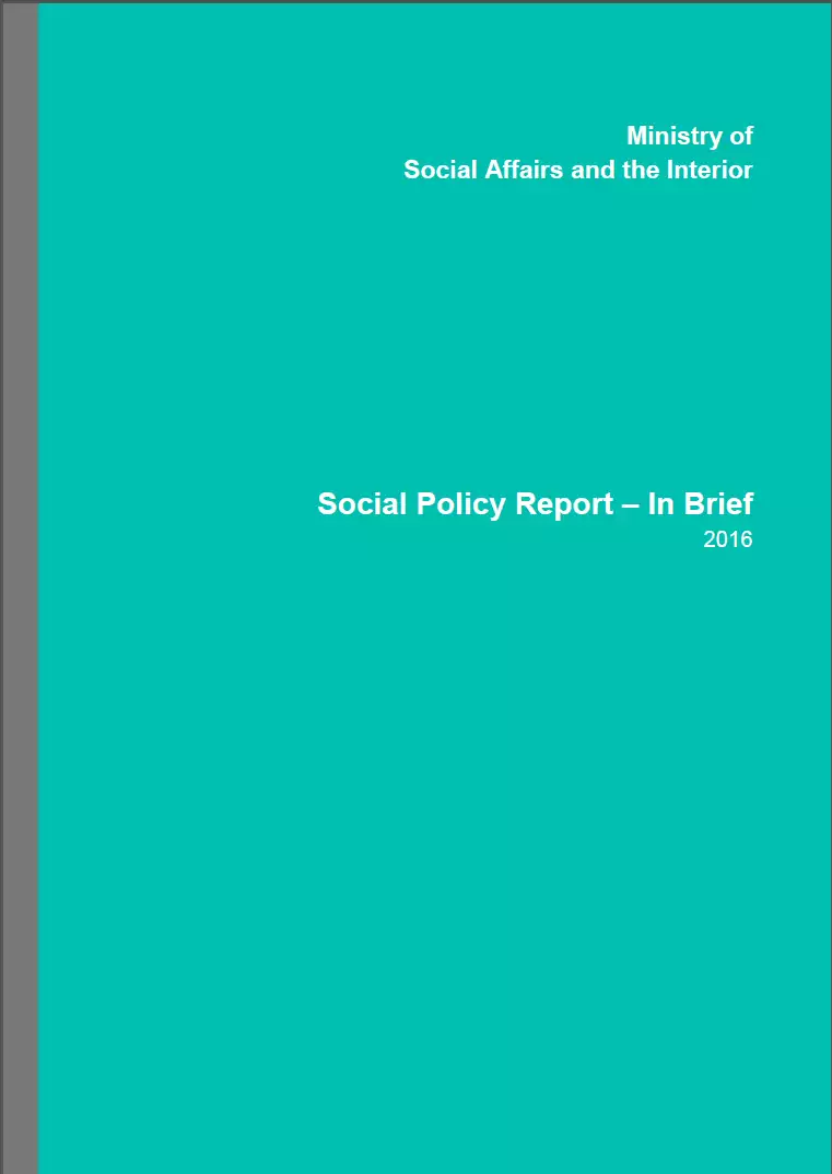 Social Policy Report 2016 front cover